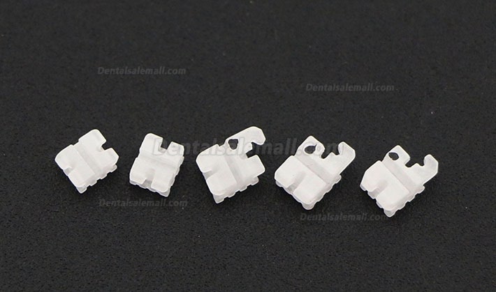 20Pcs/5Pack Dental Orthodontic Ceramic Bracket Braces MBT 022 345 Hooks